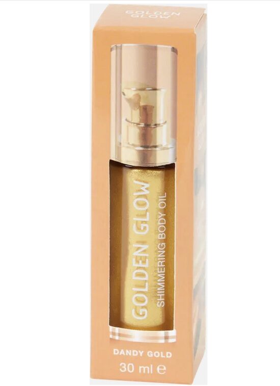 Golden Glow zelta spīdumi ķermenim